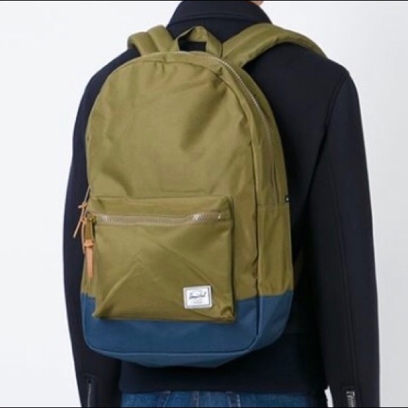 herschel green backpack